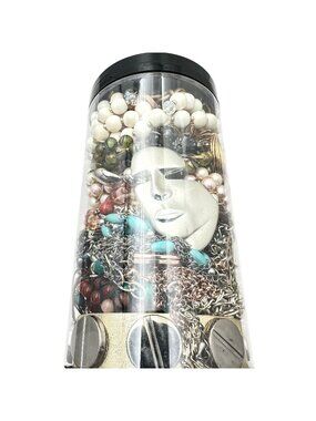 Mystery Jewelry Jar #20 Wearable Quality Pieces 2lbs Necklace Bracelet Earrings